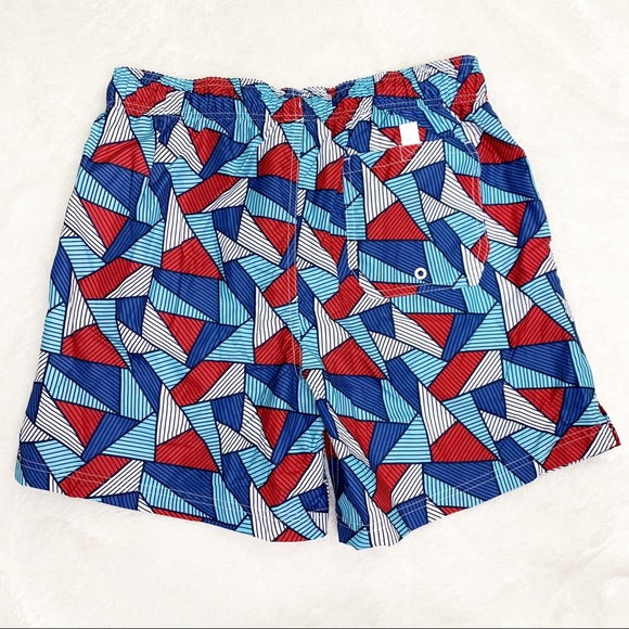 Jake Austin Geometric Print Swim Trunks - Picture 2 of 6
